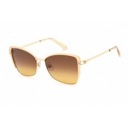 Swarovski Women's Sunglasses - Full Rim Matte Deep Gold Metal Butterfly | SK0314 31F ,