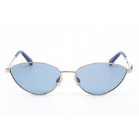 Swarovski Women's Sunglasses - Full Rim Shiny Palladium Metal Cat Eye | SK0261 16V ,