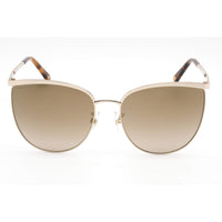 Swarovski Women's Sunglasses - Gold Cat Eye Frame Brown Mirror Lens | SK0250-K 32G ,