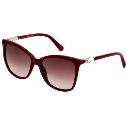 Swarovski Women's Sunglasses - Gradient Bordeaux Lens Shiny Bordeaux | SK0227 69T ,