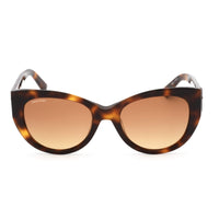 Swarovski Women's Sunglasses - Gradient Brown Lens Cat Eye Shape Frame | SK0372 52F ,