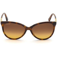 Swarovski Women's Sunglasses - Gradient Brown Lens Dark Havana Frame | SK0309 52F ,