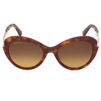 Swarovski Women's Sunglasses - Gradient Brown Lens Dark Havana Frame | SK0327 52F ,