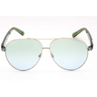 Swarovski Women's Sunglasses - Gradient Green Lens Aviator Metal Frame | SK0392 32P ,