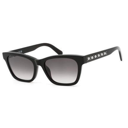 Swarovski Women's Sunglasses - Gradient Grey Lens Square Acetate Frame | SK0374 01B ,