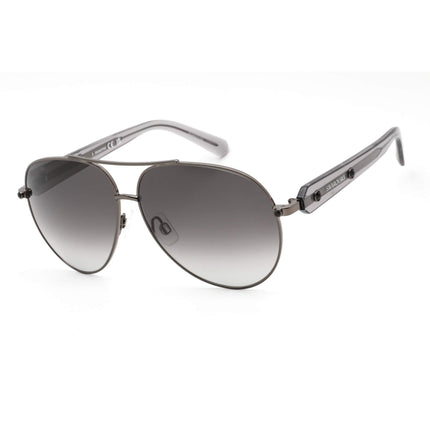 Swarovski Women's Sunglasses - Gradient Smoke Lens Aviator Metal Frame | SK0392 08B ,