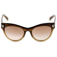 Swarovski Women's Sunglasses - Light Brown Cat Eye Frame Brown Lens | SK0171 47G ,