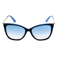 Swarovski Women's Sunglasses - Plastic Cat Eye Frame Blue Gradient Lens | SK0267 90W ,