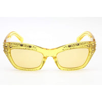 Swarovski Women's Sunglasses - Roviex Lens Shiny Yellow Cat Eye Frame | SK0380 39J ,