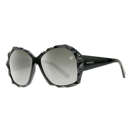Swarovski Women's Sunglasses - Shiny Black Frame Gradient Lens | SK0040-6001B ,