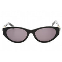 Swarovski Women's Sunglasses - Shiny Black Plastic Cat Eye Shape Frame | SK0350 01A ,