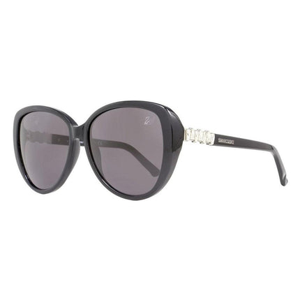 Swarovski Women's Sunglasses - Shiny Black Plastic Frame | SK0029-5701A ,