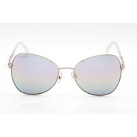 Swarovski Women's Sunglasses - Shiny Palladium Metal Butterfly Frame | SK0290 16Z ,