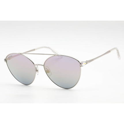 Swarovski Women's Sunglasses - Shiny Palladium Metal Frame Gradient Lens | SK0286 16Z ,
