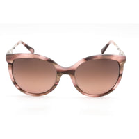 Swarovski Women's Sunglasses - Shiny Pink Full Rim Frame Brown Lens | SK0155 72G ,