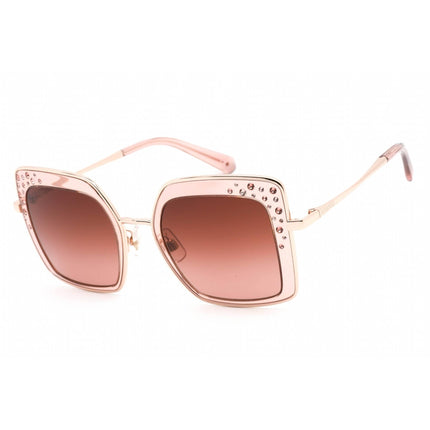 Swarovski Women's Sunglasses - Shiny Pink Metal Butterfly Shape Frame | SK0324-H 72F ,