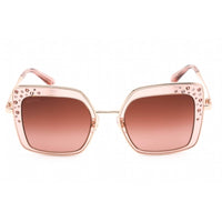 Swarovski Women's Sunglasses - Shiny Pink Metal Butterfly Shape Frame | SK0324-H 72F ,