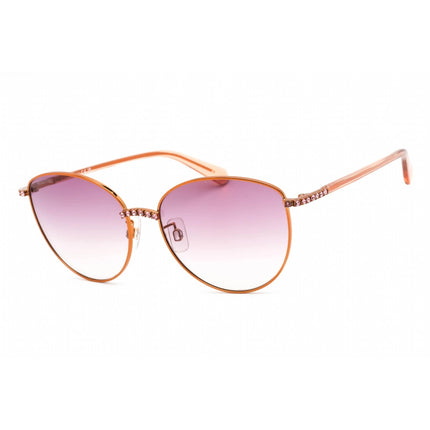 Swarovski Women's Sunglasses - Shiny Pink Metal Cat Eye Shape Frame | SK0344-H 72T ,