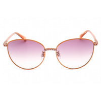 Swarovski Women's Sunglasses - Shiny Pink Metal Cat Eye Shape Frame | SK0344-H 72T ,