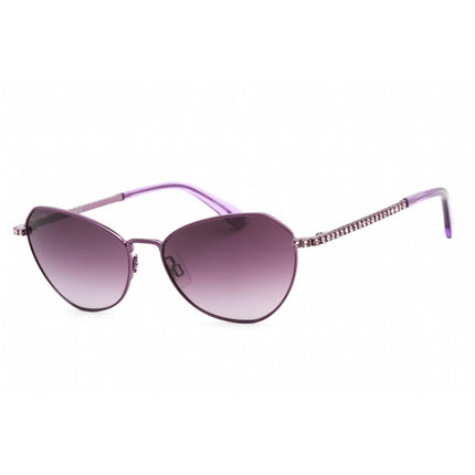 Swarovski Women's Sunglasses - Shiny Violet Metal Cat Eye Shape Frame | SK0386 81Z ,