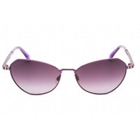 Swarovski Women's Sunglasses - Shiny Violet Metal Cat Eye Shape Frame | SK0386 81Z ,