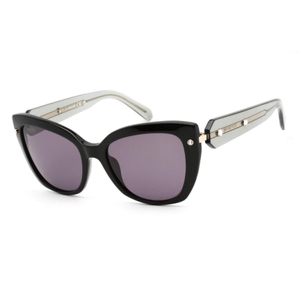 Swarovski Women's Sunglasses - Smoke Lens Cat Eye Shape Plastic Frame | SK0391 01A ,
