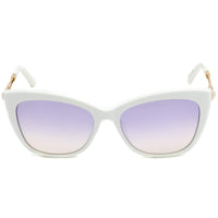 Swarovski Women's Sunglasses - Smoke Purple Gradient Lens Cat Eye Frame | SK0262 21Z ,