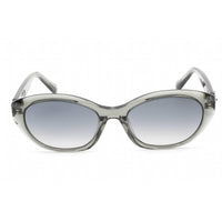 Swarovski Women's Sunglasses - Transparent Dark Grey Plastic Oval Frame | SK0384 20B ,