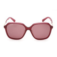 Swarovski Women's Sunglasses - Violet Lens Square Shape Plastic Frame | SK0390 74Y ,