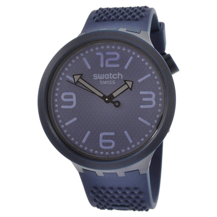 Swatch Men's Watch - Big Bold Bbnavy Swiss Quartz Blue Dial Rubber Strap | SO27N100 ,