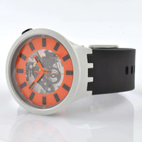 Swatch Unisex Watch - Bioceramic Orack Swiss Quartz Black Bio Sourced Strap | SB03M104 ,