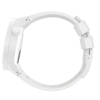 Swatch Unisex Watch - C-White Swiss Quartz Skeleton Dial Bio-Sourced Strap | SB03W100 ,