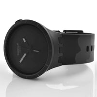 Swatch Unisex Watch - Colours Of Nature Big Bold Bioceramic Basalt Strap | SB03B110 ,