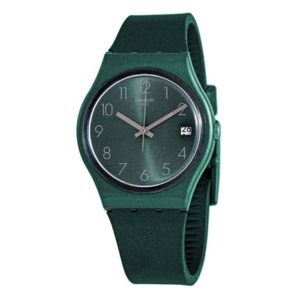 Swatch Unisex Watch - Core Refresh Ashbaya Quartz Metallic Grey Dial Strap | GG407 ,