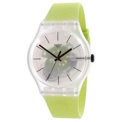Swatch Unisex Watch - Monthly Drops Green Daze Transparent and Green Dial | SO29K106 ,