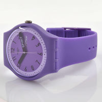 Swatch Unisex Watch - Pride Proudly Violet Swiss Quartz Purple Dial Strap | SO29V700 ,