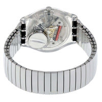 Swatch Unisex Watch - Silverall Quartz Silver Dial Stainless Steel Bracelet | GM416A ,