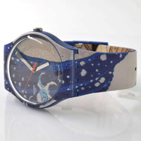 Swatch Unisex Watch - Swatch Art Journey 2023 Quartz Blue and Grey Dial | SUOZ351 ,