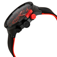 Swatch Unisex Watch - Swatch Big Bold Chrono Checkpoint Red Quartz Strap | SB02B402 ,