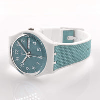 Swatch Unisex Watch - Swatch Essentials Pool Light Quartz Turquoise Dial | GW714 ,