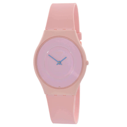 Swatch Unisex Watch - The June Collection Caricia Rosa Pink Dial Quartz | SS09P100 ,