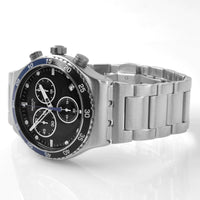 Swatch Unisex Watch - The May Collection Dark Blue Irony Black Dial Steel | YVS507G ,