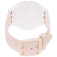 Swatch Women's Strap Watch - Mother's Day Skinskin Swiss Rose Gold Dial | SVUT100 ,
