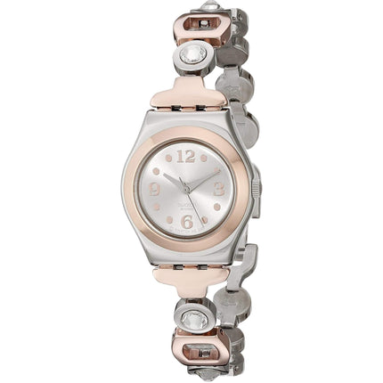 Swatch Women's Watch - Lady Passion Silver Dial Two Tone Steel Bracelet | YSS234G ,
