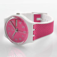 Swatch Women's Watch - Swatch Essentials Berry Light Quartz Pink Dial Strap | GW713 ,