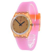 Swatch Women's Watch - The May Collection Coral Dreams Orange Dial Strap | SO28O401 ,