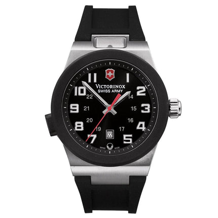 Swiss Army 241131 Men's Night Vision II Black Dial Black Rubber Strap Watch ,