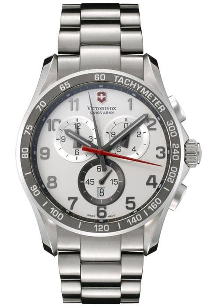 Swiss Army 241213 Men's Chrono Classic White Chronograph ,