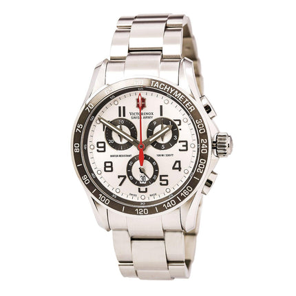 Swiss Army 241445 Men's Chrono Classic XLS Silver Dial Stainless Steel Bracelet Watch ,