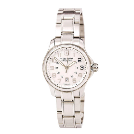 Swiss Army 241458 Women's Officers XS White MOP Dial Stainless Steel Bracelet Watch ,